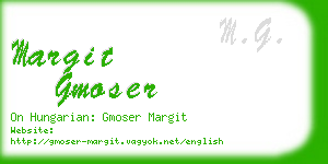 margit gmoser business card